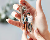 Personalized Photo Keychain: Custom Acrylic Pet or Logo Charm