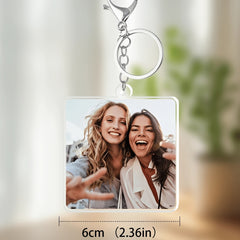 Various styles of acrylic keychains