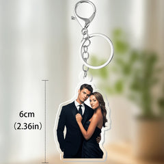 Various styles of acrylic keychains