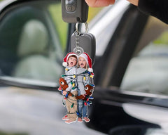 Personalized Photo Keychain: Custom Acrylic Pet or Logo Charm