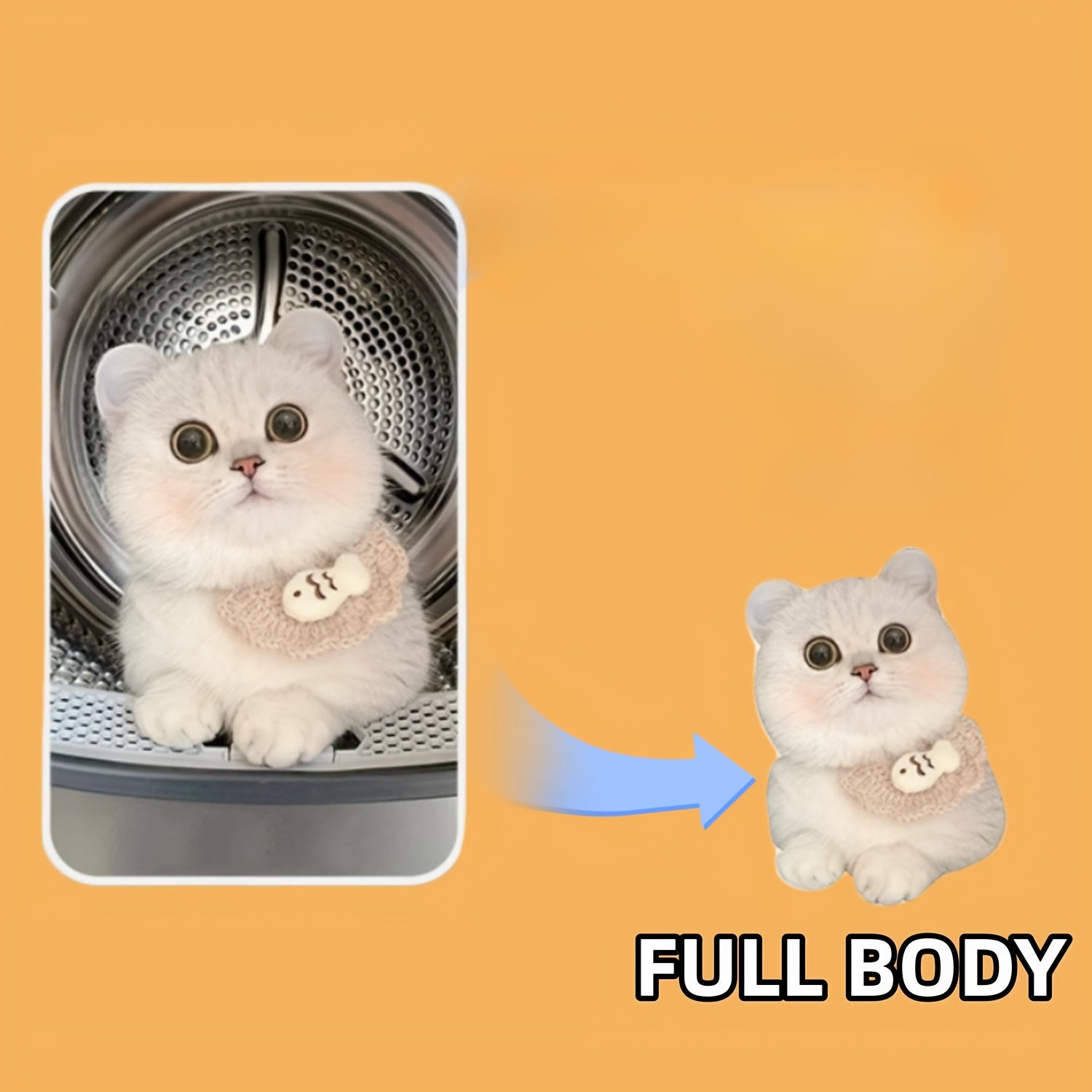 Custom Cat Keychain, Pet Portrait Keychain, Personalized Pet Photo Keychain, Cat Memorial Gift, Holiday Gift for Pet Lovers, Dog Keychain